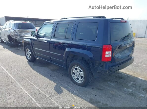 1C4NJRBB4GD594679 2016 JEEP PATRIOT Blue Rear left