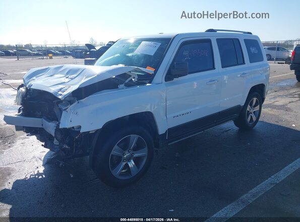 1C4NJRFB4HD181544 2017 JEEP PATRIOT White წინა მარცხენა ხედი სამი მეოთხედიდან