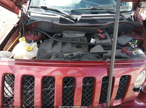 1C4NJRFB5GD627828 2016 JEEP PATRIOT Maroon Вид ззаду