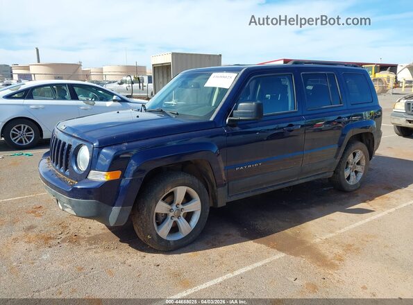 1C4NJRFB9GD637360 2016 JEEP PATRIOT Blue Առջևի ձախ երեք քառորդ տեսարան