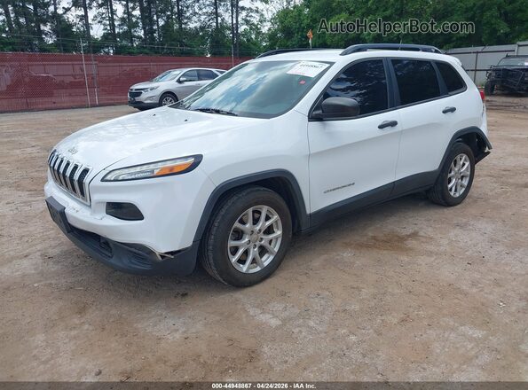 1C4PJLAB6GW284299 2016 JEEP CHEROKEE White Front left