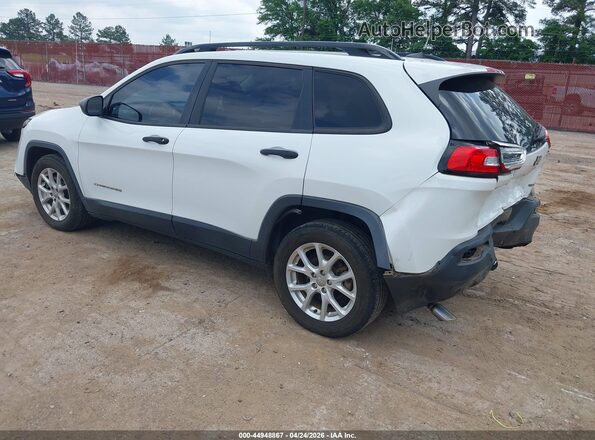 1C4PJLAB6GW284299 2016 JEEP CHEROKEE White Rear left