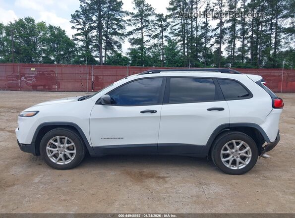 1C4PJLAB6GW284299 2016 JEEP CHEROKEE White 