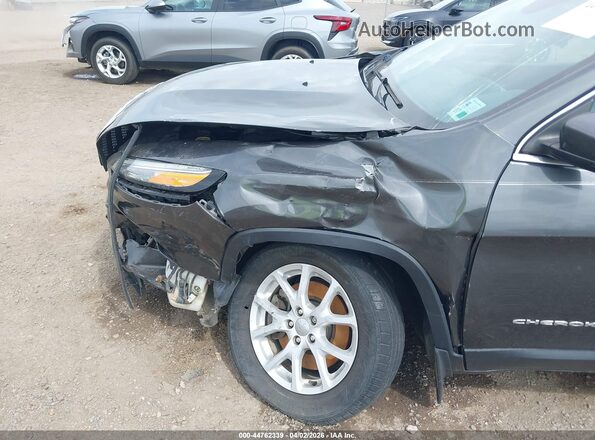 1C4PJLCB5HW549180 2017 JEEP CHEROKEE Серый Вид спереди