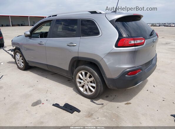 1C4PJLDB2HW623153 2017 JEEP CHEROKEE Silver Tył lewy