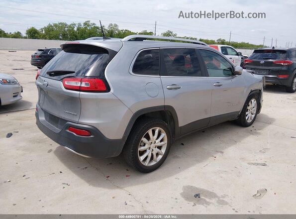 1C4PJLDB2HW623153 2017 JEEP CHEROKEE Silver Tył prawy