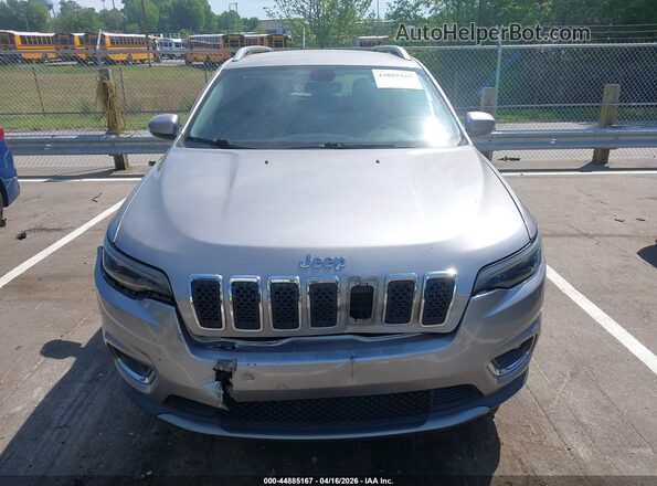 1C4PJLDB5KD302310 2019 JEEP CHEROKEE Silver Instrument cluster view