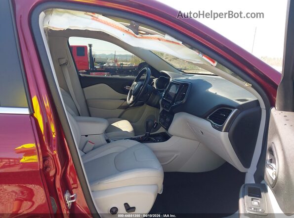 1C4PJLDN0MD137330 2021 JEEP CHEROKEE Red Widok wnętrza z przodu