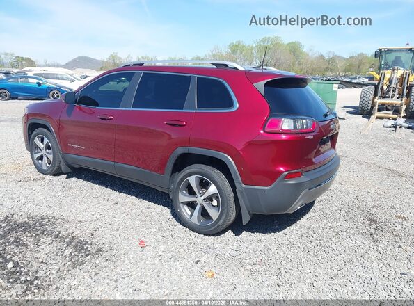 1C4PJLDN0MD137330 2021 JEEP CHEROKEE Red Tył lewy