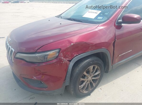 1C4PJLLB1KD143366 2019 JEEP CHEROKEE Red Front view