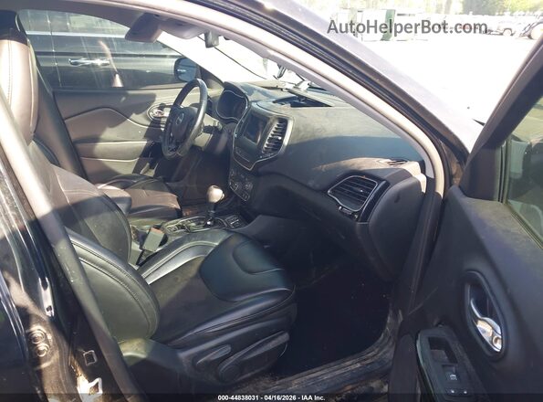 1C4PJLLB1LD581208 2020 JEEP CHEROKEE Black Front interior view