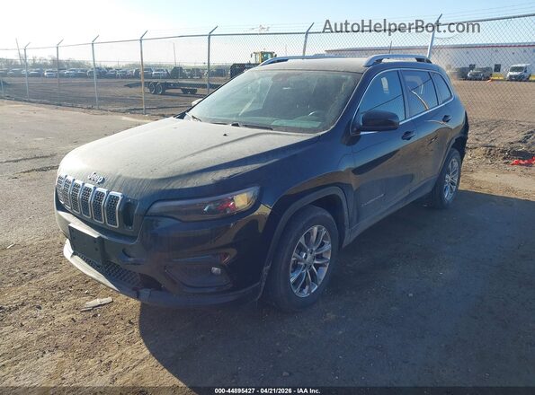 1C4PJLLB2MD180381 2021 JEEP CHEROKEE Black Przód lewy