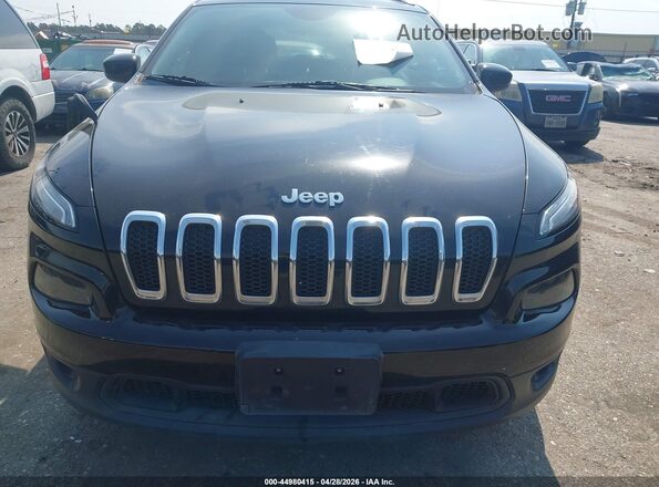 1C4PJLLB5JD518500 2018 JEEP CHEROKEE Black Вид щитка приладів