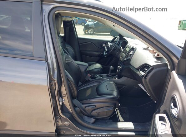 1C4PJLLB5MD164806 2021 JEEP CHEROKEE Gray Front interior view