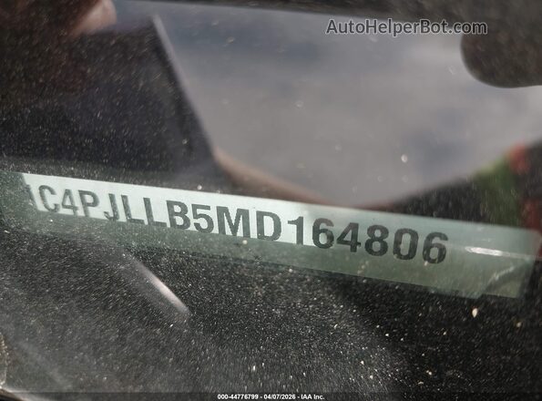 1C4PJLLB5MD164806 2021 JEEP CHEROKEE Gray 