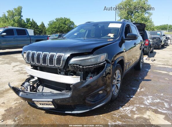 1C4PJLLB8KD206334 2019 JEEP CHEROKEE Black Przód lewy