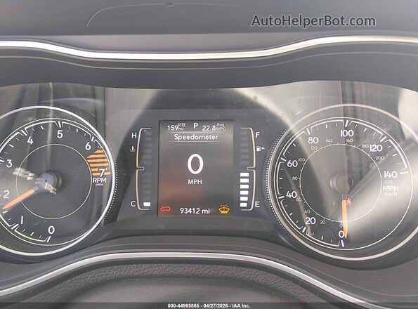 1C4PJLLB8KD206334 2019 JEEP CHEROKEE Black Widok tylnych siedzeń