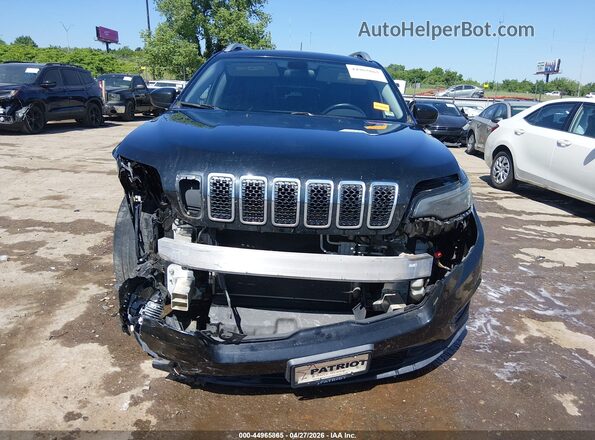 1C4PJLLB8KD206334 2019 JEEP CHEROKEE Black Widok wnętrza z tyłu
