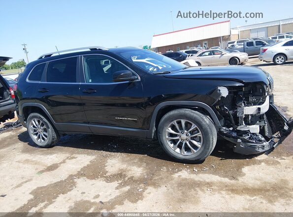 1C4PJLLB8KD206334 2019 JEEP CHEROKEE Black Widok wnętrza 360 stopni