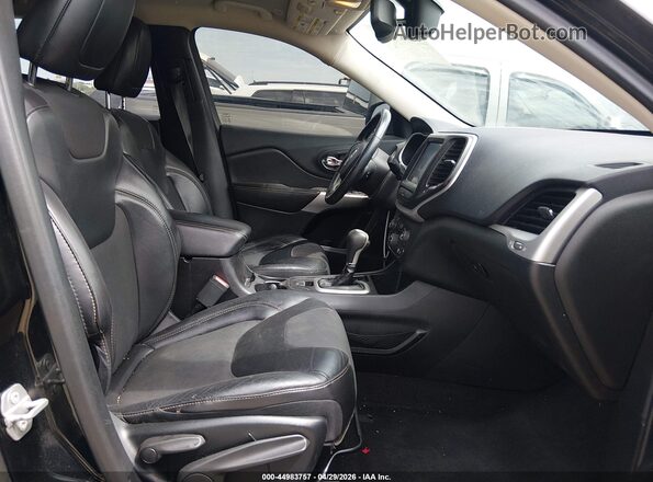 1C4PJLLX5JD524843 2018 JEEP CHEROKEE Black Widok wnętrza z przodu