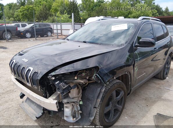 1C4PJLLX5JD524843 2018 JEEP CHEROKEE Black Przód lewy