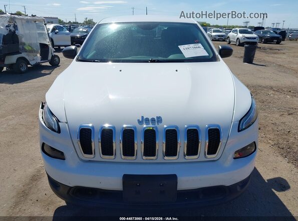 1C4PJMAS0HD229883 2017 JEEP CHEROKEE White ხელსაწყოთა პანელის ხედი