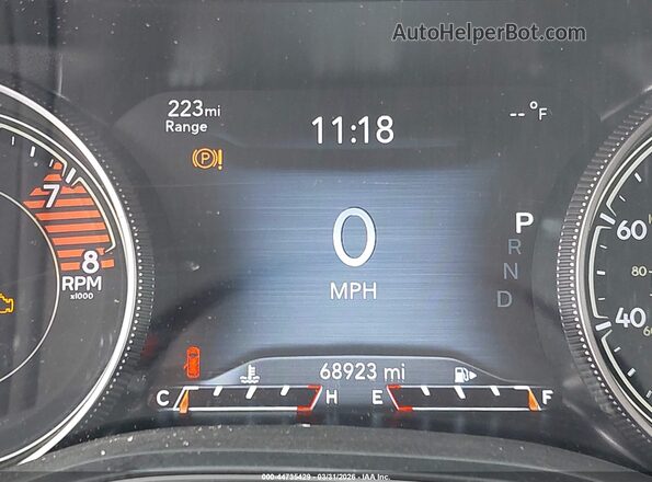 1C4PJMBX0LD630367 2020 JEEP CHEROKEE Белый Вид задних сидений