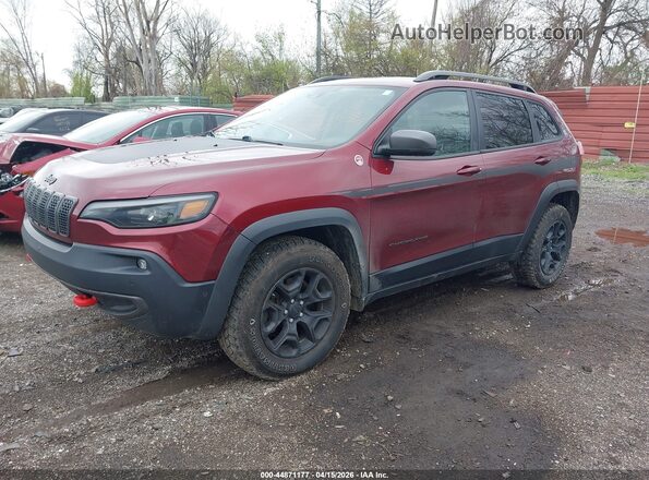 1C4PJMBX5KD139534 2019 JEEP CHEROKEE Red Przód lewy