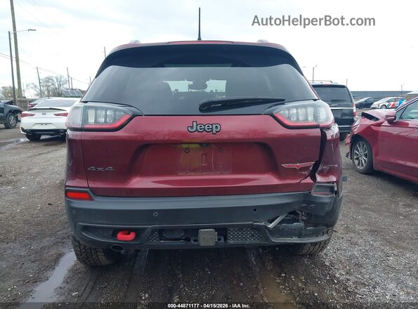 1C4PJMBX5KD139534 2019 JEEP CHEROKEE Red 