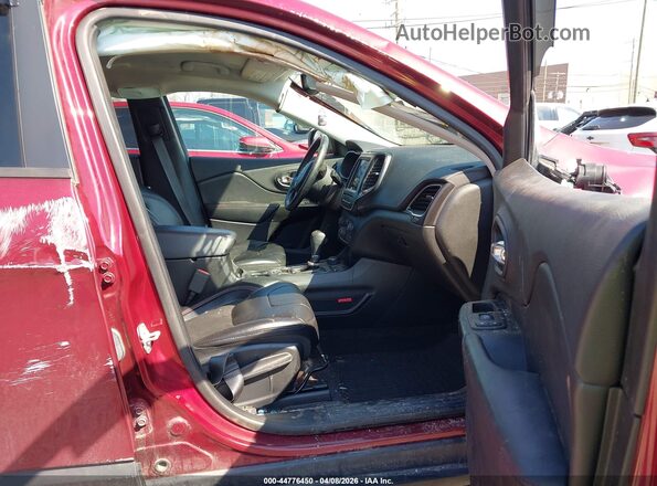 1C4PJMBX6KD200308 2019 JEEP CHEROKEE Red Widok wnętrza z przodu