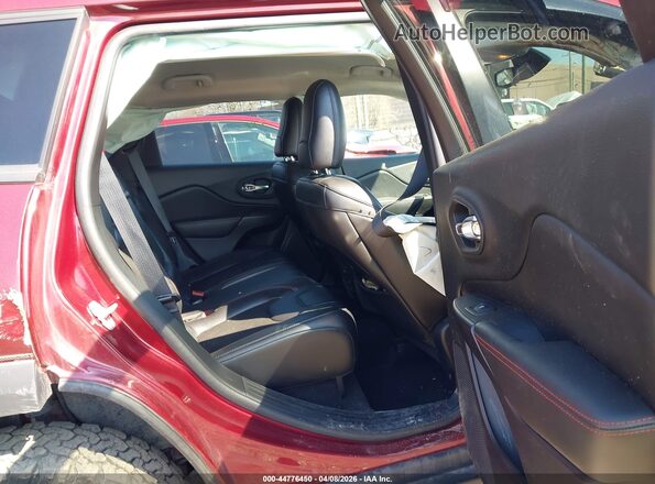 1C4PJMBX6KD200308 2019 JEEP CHEROKEE Red Widok naklejki z numerem VIN