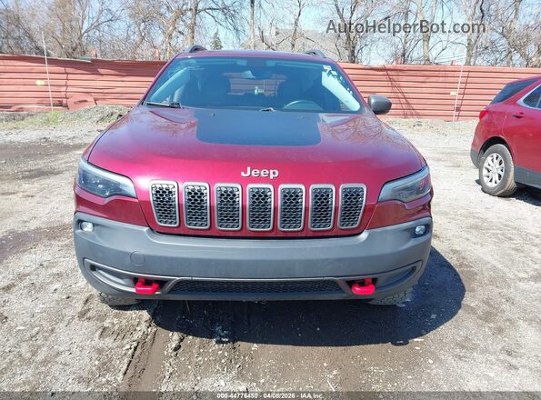 1C4PJMBX6KD200308 2019 JEEP CHEROKEE Red Widok zestawu wskaźników