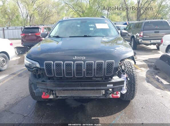 1C4PJMBX8KD359718 2019 JEEP CHEROKEE Black Widok wnętrza z tyłu