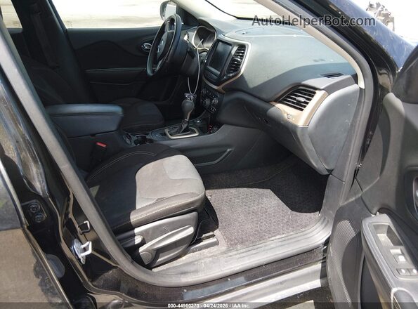 1C4PJMCB4GW286572 2016 JEEP CHEROKEE Black Widok wnętrza z przodu