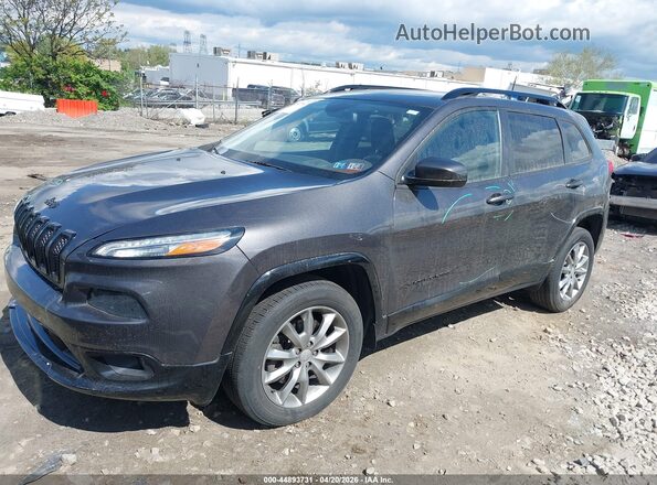 1C4PJMCB8JD586571 2018 JEEP CHEROKEE Gray Przód lewy