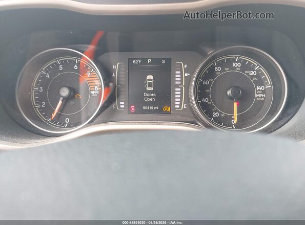 1C4PJMCS0GW373675 2016 JEEP CHEROKEE White Вид задніх сидінь