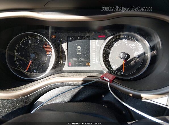 1C4PJMCS5GW170121 2016 JEEP CHEROKEE Black Вид задніх сидінь