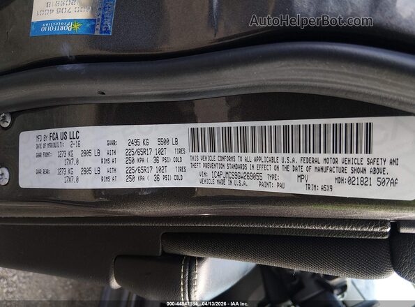 1C4PJMCS9GW269055 2016 JEEP CHEROKEE Gray Շարժիչի բաժամունքի տեսք