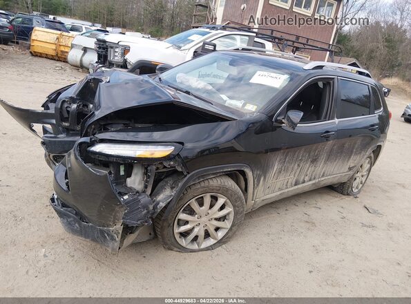 1C4PJMDB2JD610653 2018 JEEP CHEROKEE Black Առջևի ձախ երեք քառորդ տեսարան