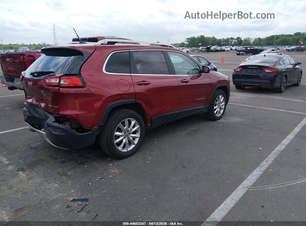 1C4PJMDB7HW520137 2017 JEEP CHEROKEE Red Հետևի աջ