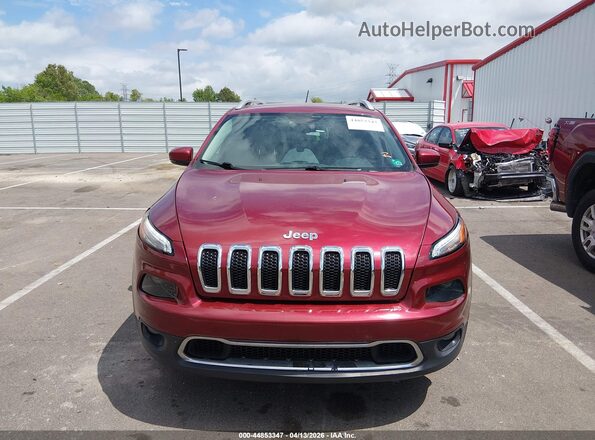 1C4PJMDB7HW520137 2017 JEEP CHEROKEE Red Սարքավորումների վահանակի տեսք