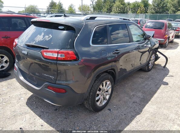 1C4PJMDB9HW520138 2017 JEEP CHEROKEE Gray Задня права чверть