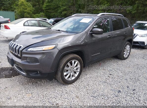1C4PJMDS4HW531841 2017 JEEP CHEROKEE Gray Передня ліва чверть