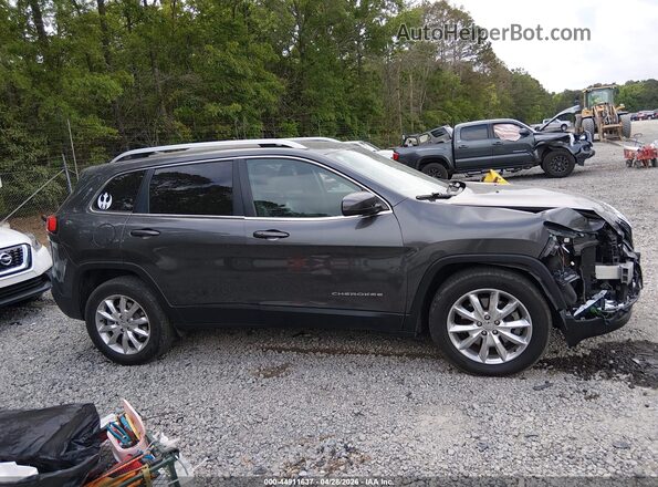 1C4PJMDS4HW531841 2017 JEEP CHEROKEE Gray Вид задньої частини салону