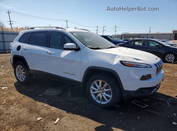 1C4PJMDS7GW104619 2016 JEEP CHEROKEE Белый Передняя правая четверть