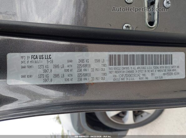 1C4PJMDX3KD161142 2019 JEEP CHEROKEE Gray Widok komory silnika