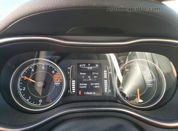 1C4PJMLB0KD181029 2019 JEEP CHEROKEE Gray Widok zestawu wskaźników