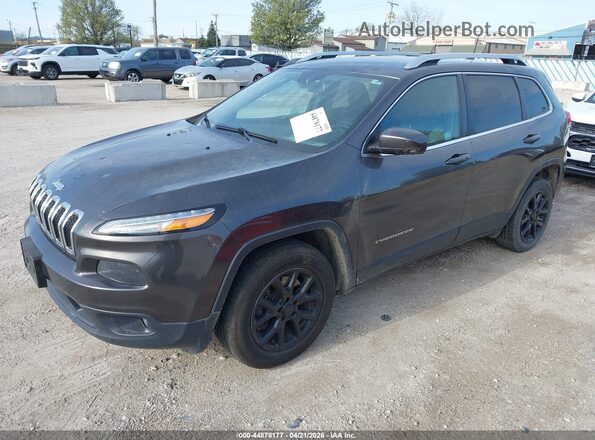 1C4PJMLB3JD578409 2018 JEEP CHEROKEE Gray Front left