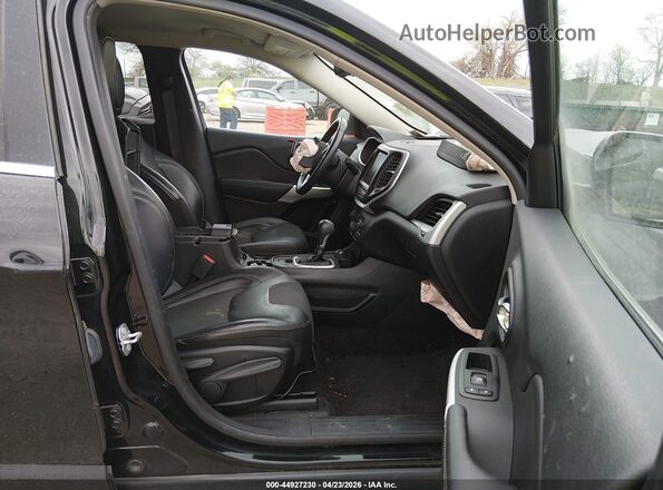 1C4PJMLB5JD578976 2018 JEEP CHEROKEE Black წინა სალონის ხედი