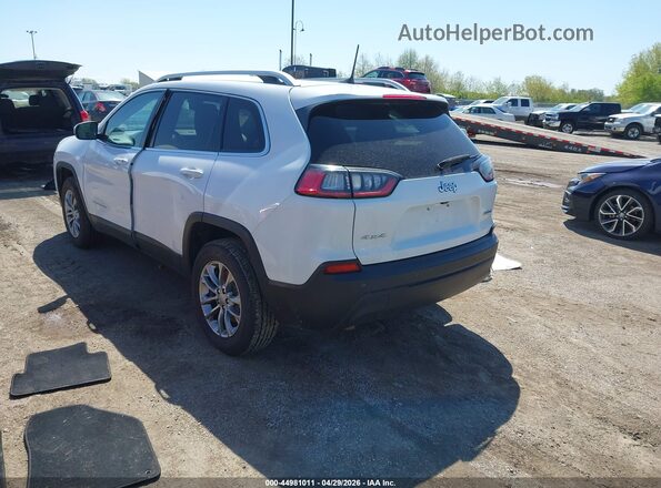 1C4PJMLB6MD218586 2021 JEEP CHEROKEE White Rear left